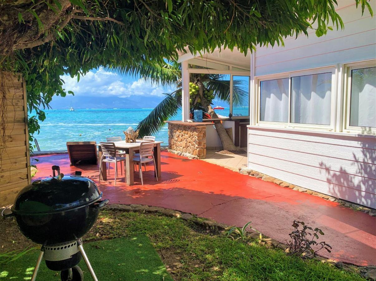 Afareaitu Moorea - Bungalow Chez Papou المظهر الخارجي الصورة
